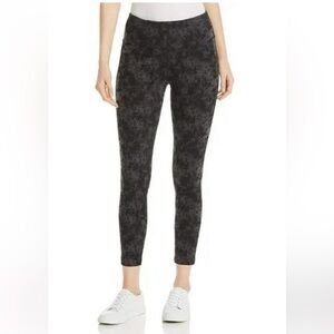 LYSSE Women’s Toothpick Knit Denim Leggings Skinny Pull On Black‎ Tie Dye Large